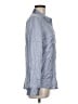 UNTUCKit Metallic Gray Long Sleeve Silk Top Size 6 - photo 4