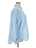 Unbranded 100% Polyester Solid Blue Long Sleeve Blouse Size 4XL - photo 4