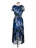 Kate and Lily Paisley Blue Cocktail Dress Size 8 Petite - photo 2