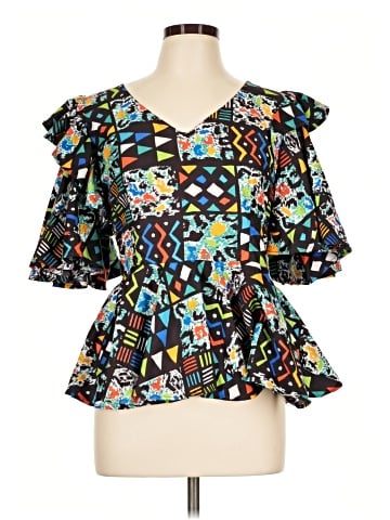 Unbranded Short Sleeve Blouse (view 1)