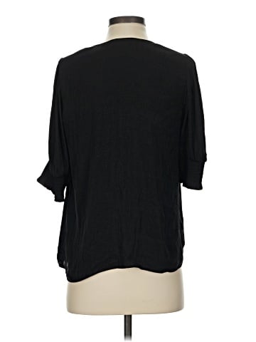 Maison d' Amelie 3/4 Sleeve Blouse (view 2)
