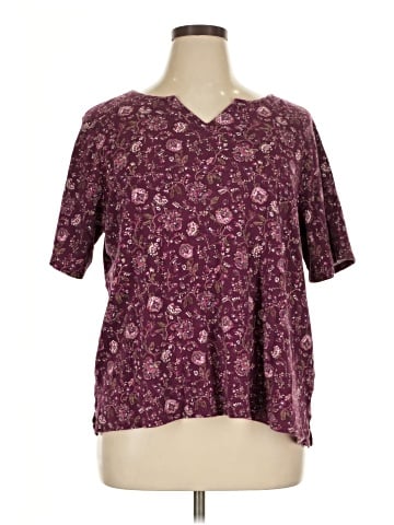 Croft & Barrow Short Sleeve Blouse (view 1)