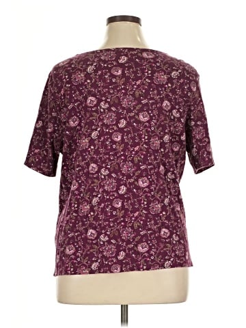 Croft & Barrow Short Sleeve Blouse (view 2)