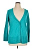 Coldwater Creek 100% Cotton Teal Cardigan Size 16 - photo 1