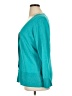 Coldwater Creek 100% Cotton Teal Cardigan Size 16 - photo 5
