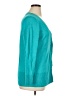 Coldwater Creek 100% Cotton Teal Cardigan Size 16 - photo 4