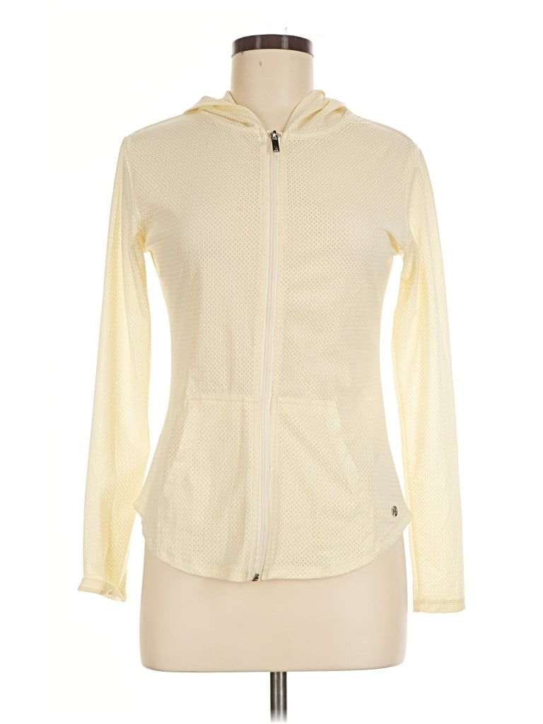 Pre-owned Buffbunny Collection Long Sleeve Top Ivory Cowl Neck Tops
