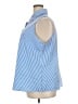 Unbranded Stripes Blue Sleeveless Blouse Size 4X - photo 5