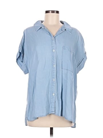 Sanctuary Short Sleeve Button-Down Shirt (view 1)