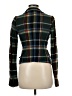 Free People 100% Wool Plaid Green Wool Blazer Size 8 - photo 2