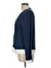 Design History Blue Long Sleeve Top Size L - photo 5