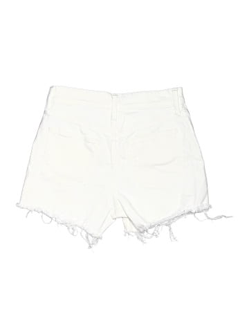 Madewell High-Rise Denim Shorts in Tile White (view 2)
