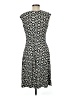 Wisp Print Black Casual Dress Size 6 - photo 2