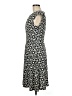 Wisp Print Black Casual Dress Size 6 - photo 5