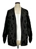 Zesica Animal Print Black Cardigan Size XL - photo 1