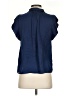 Catherine Malandrino 100% Polyester Blue Short Sleeve Blouse Size S - photo 2