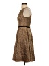 Ruby Belle Tweed Brown Cocktail Dress Size 2 - photo 5