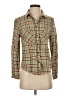 Timing 100% Cotton Plaid Green Long Sleeve Button-Down Shirt Size S - photo 1