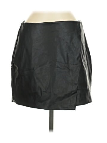 Old Navy Faux Leather Skirt (view 1)