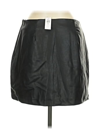 Old Navy Faux Leather Skirt (view 2)