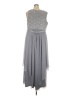 R&M Richards Gray Cocktail Dress Size 22 - photo 2