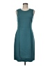 St. John Solid Teal Casual Dress Size 6 - photo 1