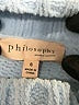 Philosophy Republic Clothing 100% Polyester Blue Turtleneck Sweater Size S - photo 7