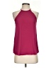 Ann Taylor LOFT 100% Polyester Burgundy Sleeveless Blouse Size XS - photo 1