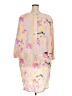 Melissa McCarthy Seven7 100% Rayon Yellow Pink Kimono Size 3X - photo 2