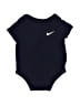 Nike 100% Cotton Blue Short Sleeve Onesie 0-3 MO / 3 MO - photo 1