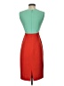 BCBGMAXAZRIA Color Block Orange Cocktail Dress Size 0 - photo 2