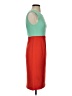 BCBGMAXAZRIA Color Block Orange Cocktail Dress Size 0 - photo 4