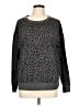 Splendid Animal Print Gray Pullover Sweater Size L - photo 1