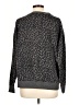 Splendid Animal Print Gray Pullover Sweater Size L - photo 2