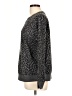 Splendid Animal Print Gray Pullover Sweater Size L - photo 5