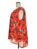 Sejour 100% Polyester Orange Sleeveless Blouse Size 24W - photo 5