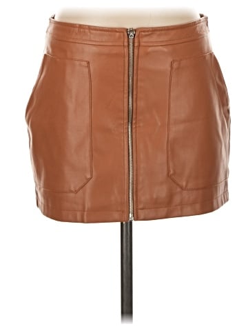 Free People Faux Leather Skirt (view 1)