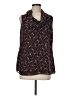 CAbi Burgundy Sleeveless Blouse Size M - photo 1