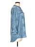 J.t.b. Blue 3/4 Sleeve Blouse Size L (estimated) - photo 4