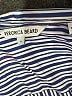 Veronica Beard Stripes Blue Long Sleeve Blouse Size 6 - photo 7