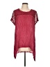 Tantrums Burgundy Short Sleeve Blouse Size L - photo 1