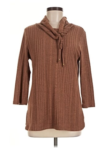 Hearts of Palm Woman Pullover Sweater (view 1)
