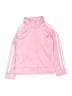 Adidas 100% Polyester Pink Track Jacket Size 4 - photo 1