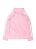 Adidas 100% Polyester Pink Track Jacket Size 4 - photo 2