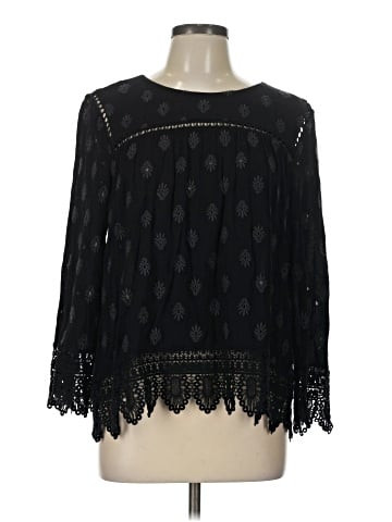 Pale Sky 3/4 Sleeve Blouse (view 1)