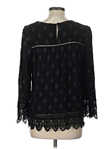 Pale Sky 3/4 Sleeve Blouse (view 2)