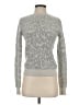 Theory Animal Print Silver Pullover Sweater Size S - photo 1
