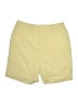 Tommy Hilfiger 100% Polyester Solid Yellow Khaki Shorts Size 10 - photo 1