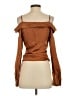 Jonathan Simkhai Brown Long Sleeve Blouse Size XS - photo 2