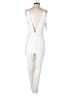 Halston White Jumpsuit Size 8 - photo 2